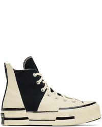 Converse White Black Chuck 70 Plus Sneakers