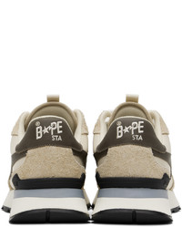 BAPE Beige Road Sta Express 1 Sneakers