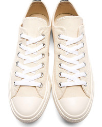 beige comme des garcons converse