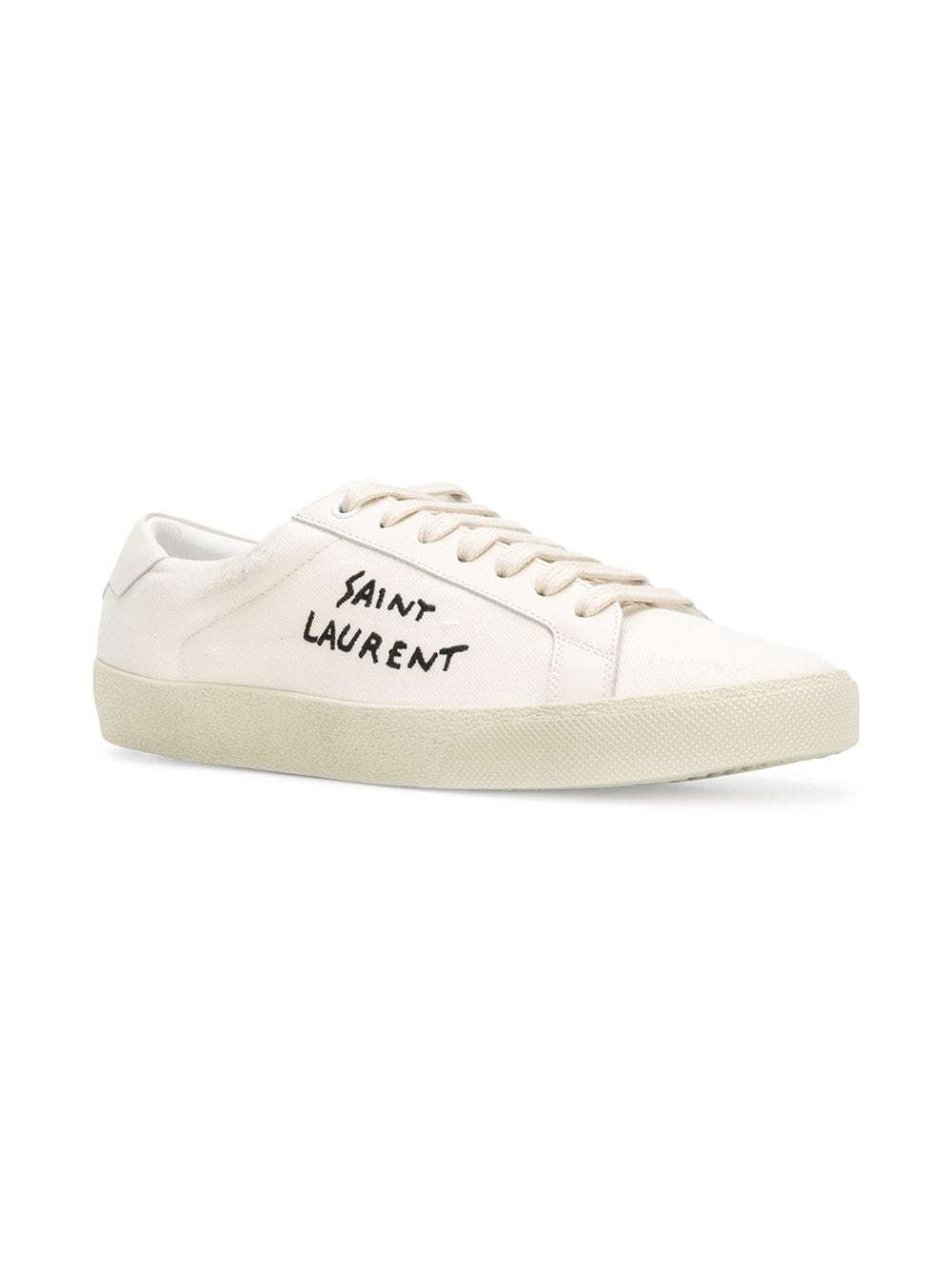 Saint Laurent Court Classic Sl06 Sneakers, $725 | farfetch.com | Lookastic