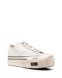 VISVIM Distressed Lace Up Sneakers