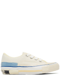 Lanvin Off White Vulcanized Mlted Sneakers