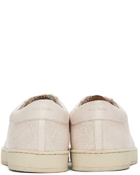 Paul Smith Pink Leather Geo Hassler Sneakers