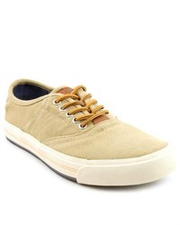 Tommy Hilfiger Gabe Tan Canvas Sneakers Shoes Newdisplay