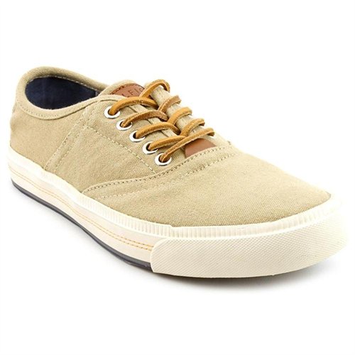 Tommy Gabe Tan Canvas Sneakers Shoes Newdisplay, $45 | | Lookastic