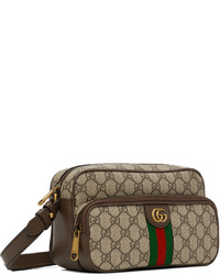 Gucci Beige Brown Small Ophidia Messenger Bag