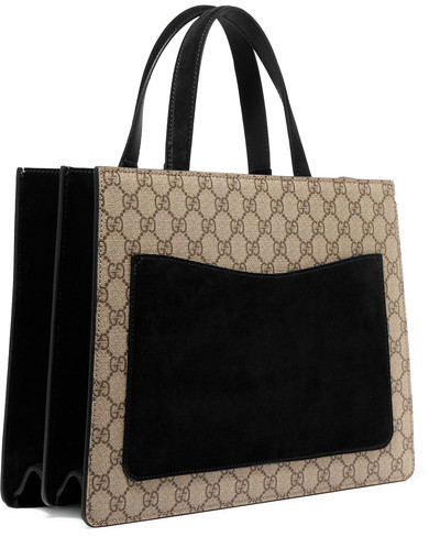 Gucci Dionysus Medium Coated Canvas And Suede Tote Beige, $2,490, NET-A-PORTER.COM