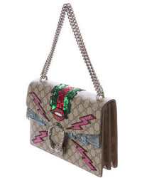 Gucci Gg Supreme Embroidered Dionysus Bag