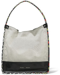 Proenza Schouler Ayers And Leather Trimmed Canvas Tote