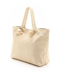 Bop Basics Canvas Beach Tote With Rope Handles