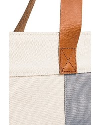 Cathy's Concepts Monogram Canvas Tote Grey