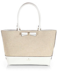Kate Spade New York Canvas Leather Tote
