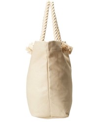 Hat Attack Perfect Canvas Beach Tote W Rope Handles