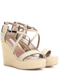 Tabitha Simmons Jenny 110 Canvas Wedge Sandals
