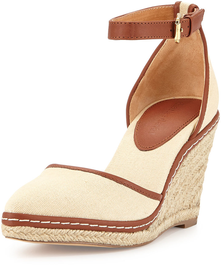 charles david espadrille wedge