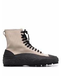 Jil Sander Lace Up Chunky Ankle Boots
