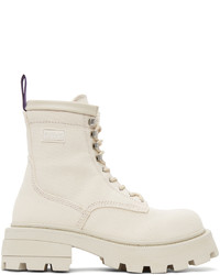 Eytys Off White Canvas Michigan Boots