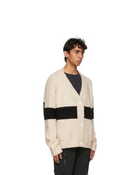 Rhude Beige And Black Monte Carlo Cardigan