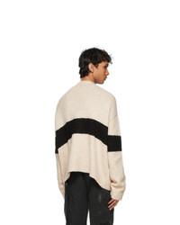 Rhude Beige And Black Monte Carlo Cardigan