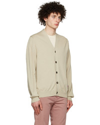 Ps By Paul Smith Beige Organic Cotton Cardigan