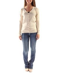 Noble U Classic Cream Cardigan