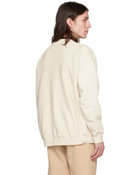 Les Tien Off White Gart Dyed Cardigan