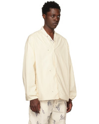 Nanamica Off White Water Repellent Cardigan