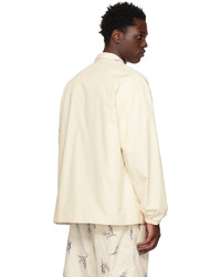 Nanamica Off White Water Repellent Cardigan