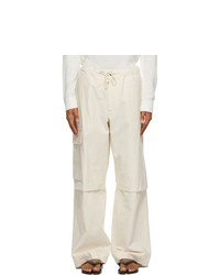 Men's White Long Sleeve Shirt, Black and White Polo, Beige Cargo Pants ...