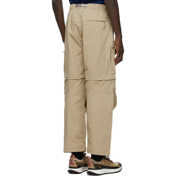 Nike Beige Smith Summit Cargo Pants, $137 | SSENSE | Lookastic