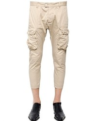 DSQUARED2 Light Stretch Cotton Twill Cargo Pants