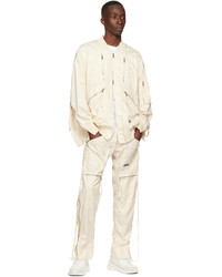 DSQUARED2 Off White Cotton Cargo Pants