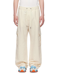 Dolce & Gabbana Off White Cotton Cargo Pants