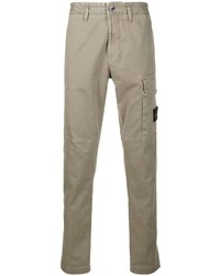 Stone Island Patch Embellished Chinos