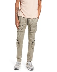 KUWALLA Stretch Cotton Utility Pants In Taupe At Nordstrom