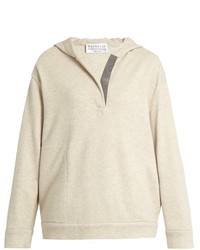 Brunello Cucinelli Cashmere Blend Hooded Sweatshirt