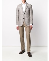 Canali Fitted Checked Blazer