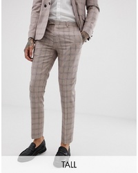 Twisted Tailor Super Skinny Suit Trousers In Mini Check