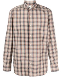 Finamore 1925 Napoli Check Pattern Button Up Shirt