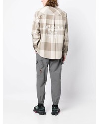 Izzue Check Print Cotton Shirt