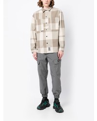 Izzue Check Print Cotton Shirt