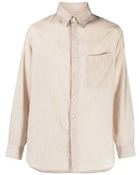 Lemaire Checked Long Sleeved Shirt