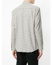 Gieves & Hawkes Long Sleeved Checked Shirt