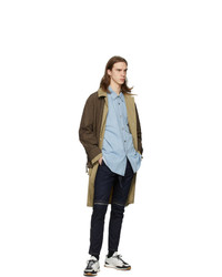 Solid Homme Beige Layered Coat
