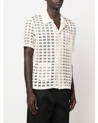 Bode Grid Pattern Sheer Shirt