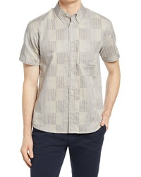Billy Reid Tuscumbia Standard Fit Plaid Short Sleeve Shirt