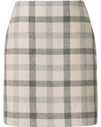 Uniqlo High Waist Wool Blend Mini Skirt