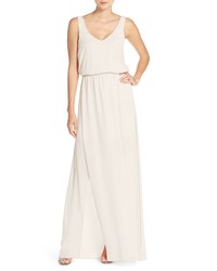 Show Me Your Mumu Kendall Soft V Back A Line Gown