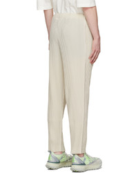 Homme Plissé Issey Miyake Beige Monthly Color August Trousers