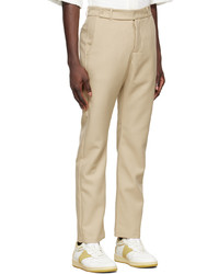Rhude Beige Polyester Trousers